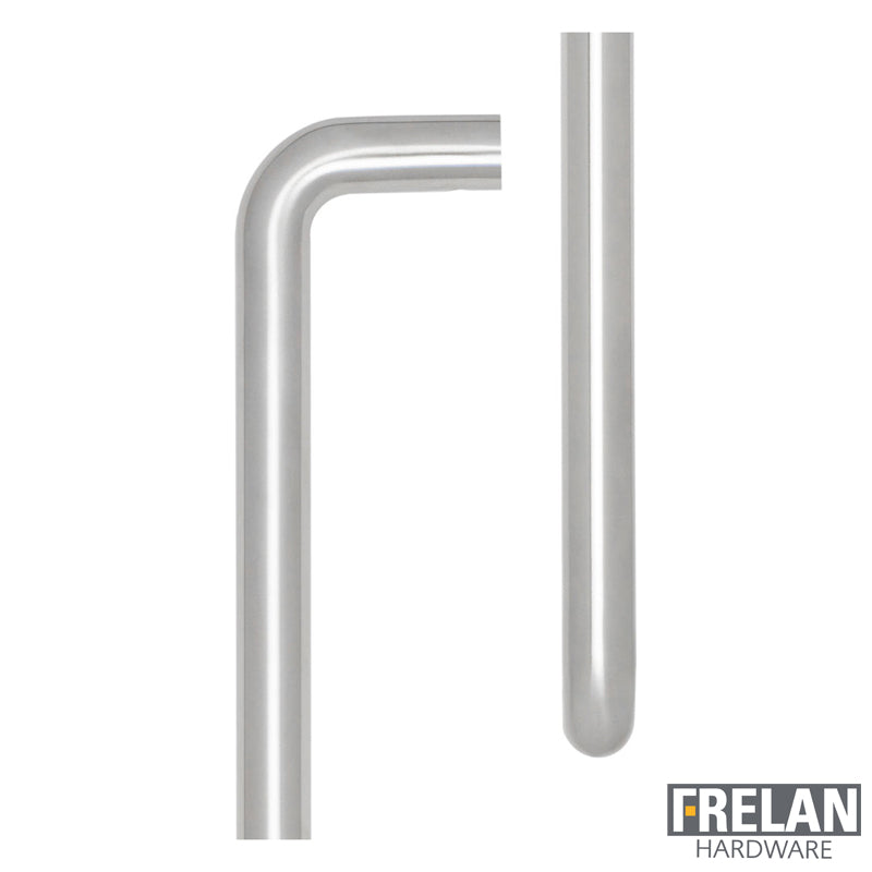 CRES D SHAPED PULL HANDLE 425HC D20x444x67 BOLT SSS