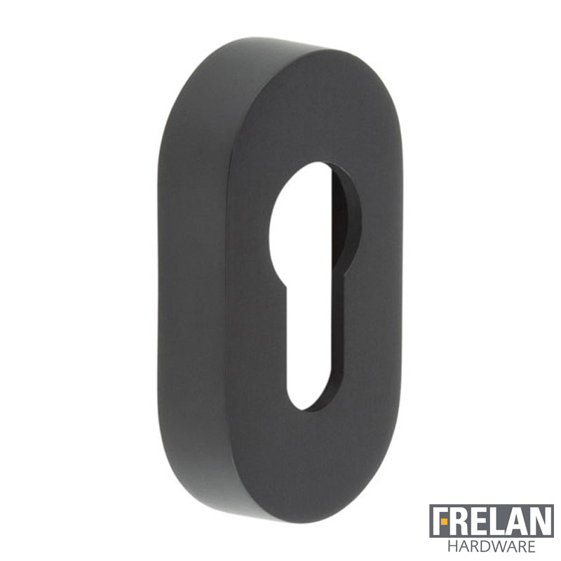 CRES EURO ESCUTCHEON OVAL 65x35x13 BLK