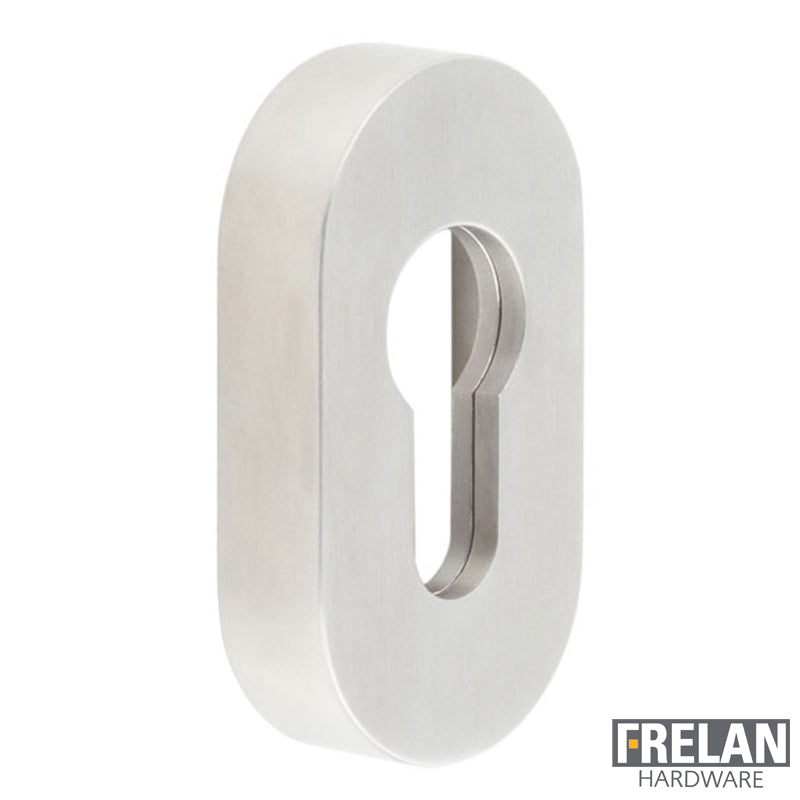 CRES EURO ESCUTCHEON OVAL 65x35x13 SSS
