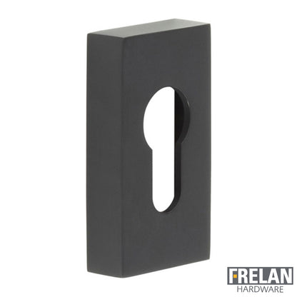 CRES EURO ESCUTCHEON RECTANGULAR 65x35x13 BLK