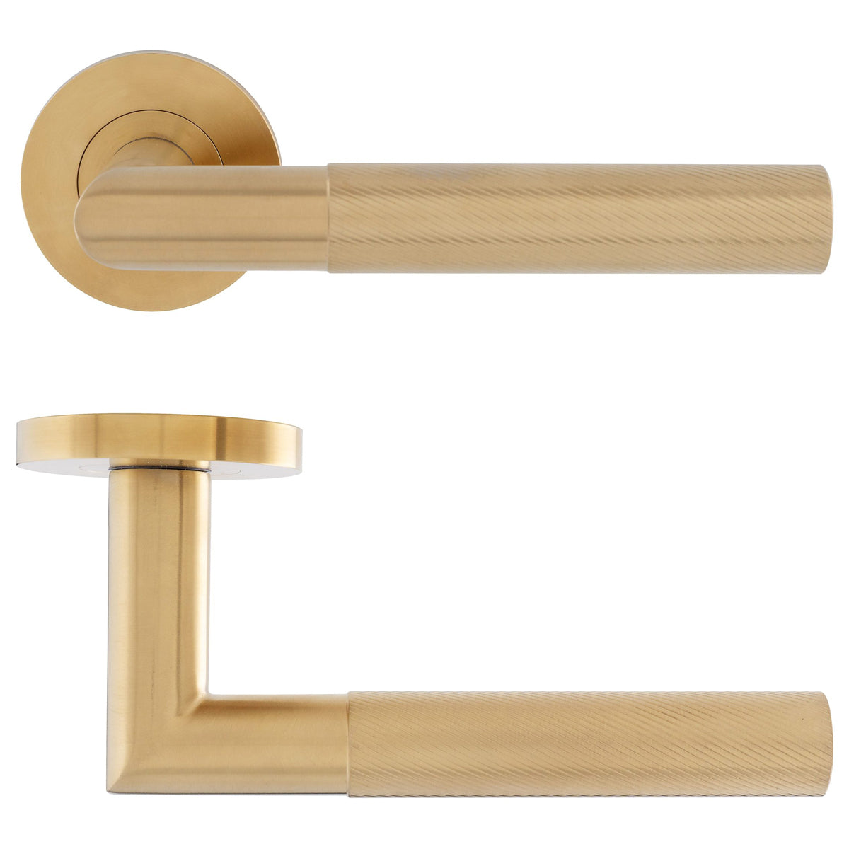 ECLIPSE REVOLVE LEVER HANDLE+ROSE D52x136 SS304 SBR by FRISCO UK SALES LTD