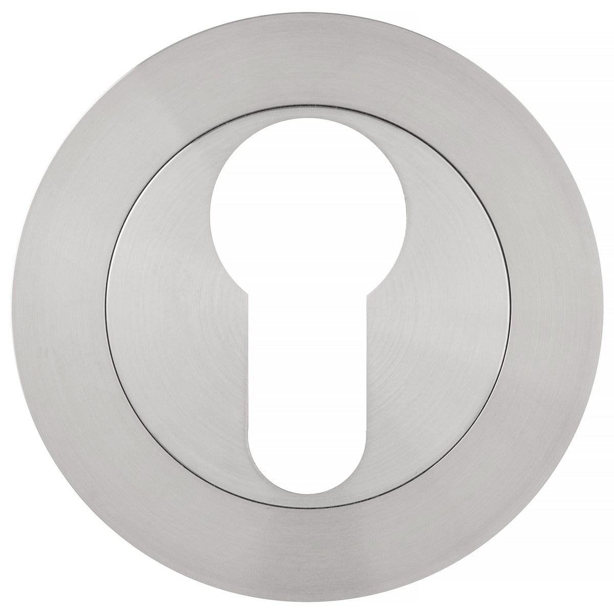 ECLIPSE SOLID STAINLESS ESCUTCHEON EURO D52x8 SS304 SSS by FRISCO UK SALES LTD