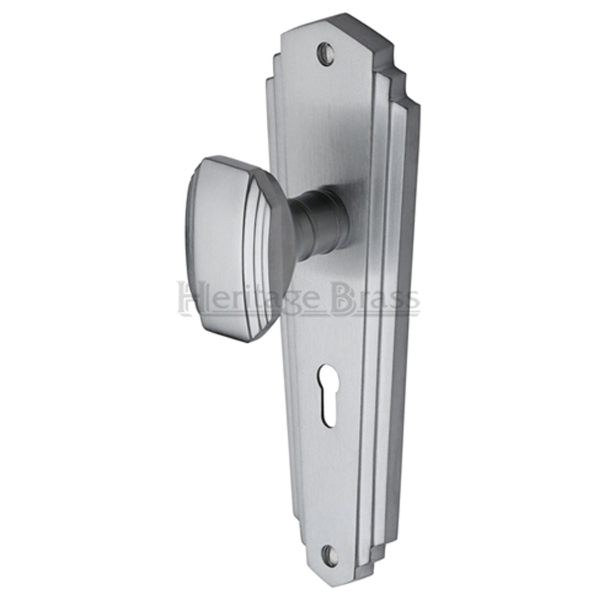 CHARLSTON KNOB+PL 203x65 LOCK SCP