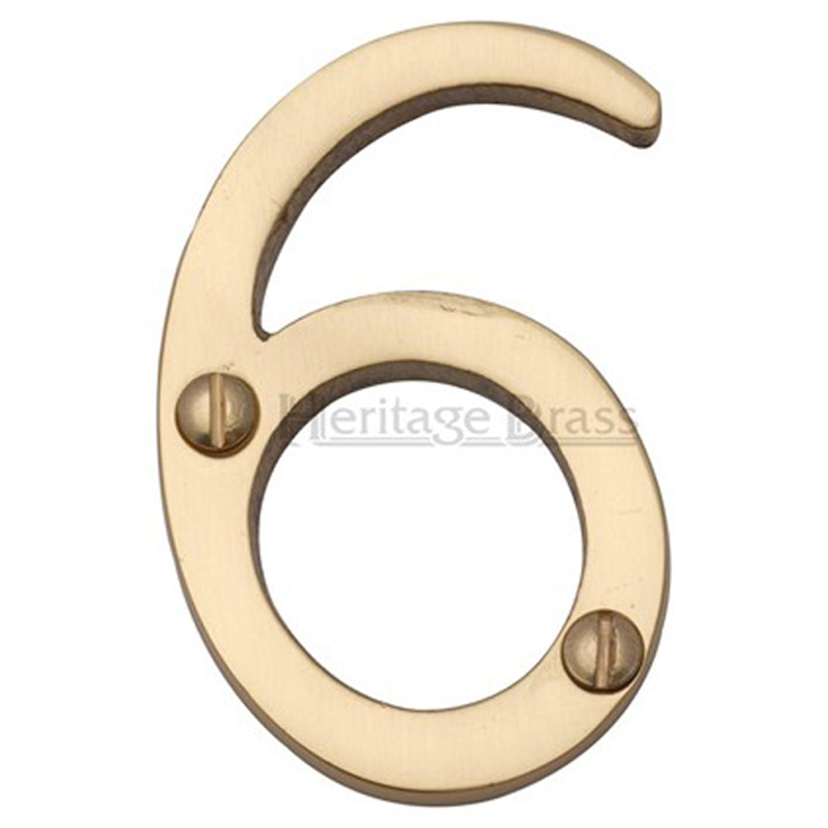 NUMERAL SCREW FIX FLAT #6 51 PBR