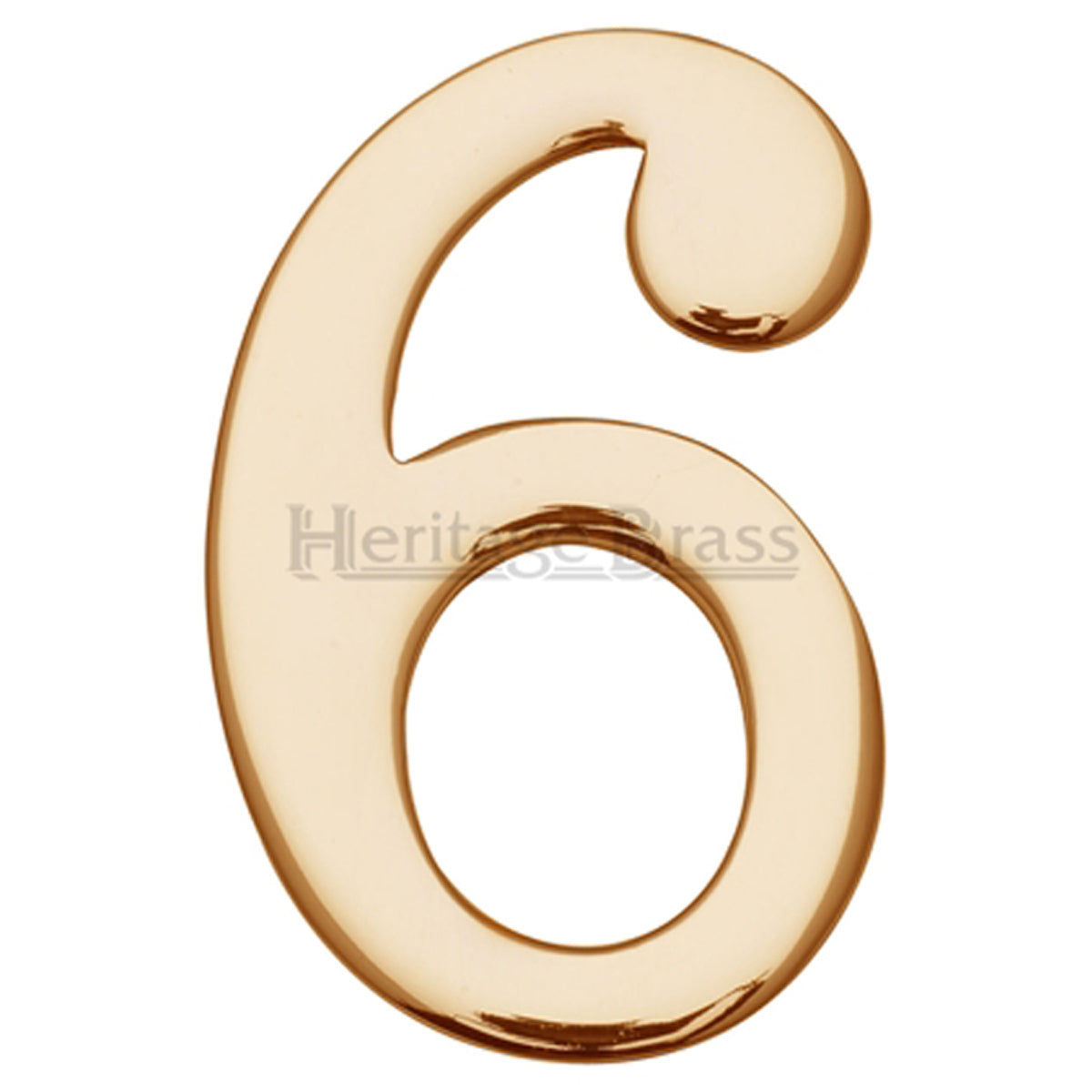 NUMERAL SELF ADH FLAT #6 51 PBR