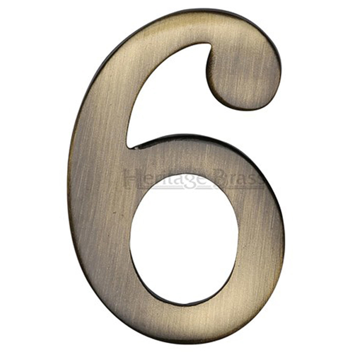 NUMERAL SELF ADH FLAT #6 51 ABR