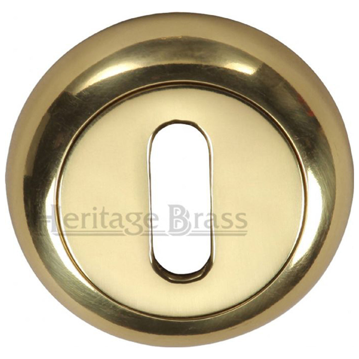 KEY ESCUTCHEON DOME D48 PBR