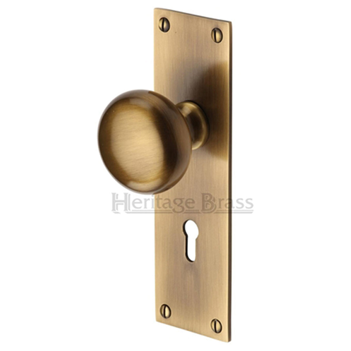 BALMORAL KNOB+PL 170x50 LOCK ABR