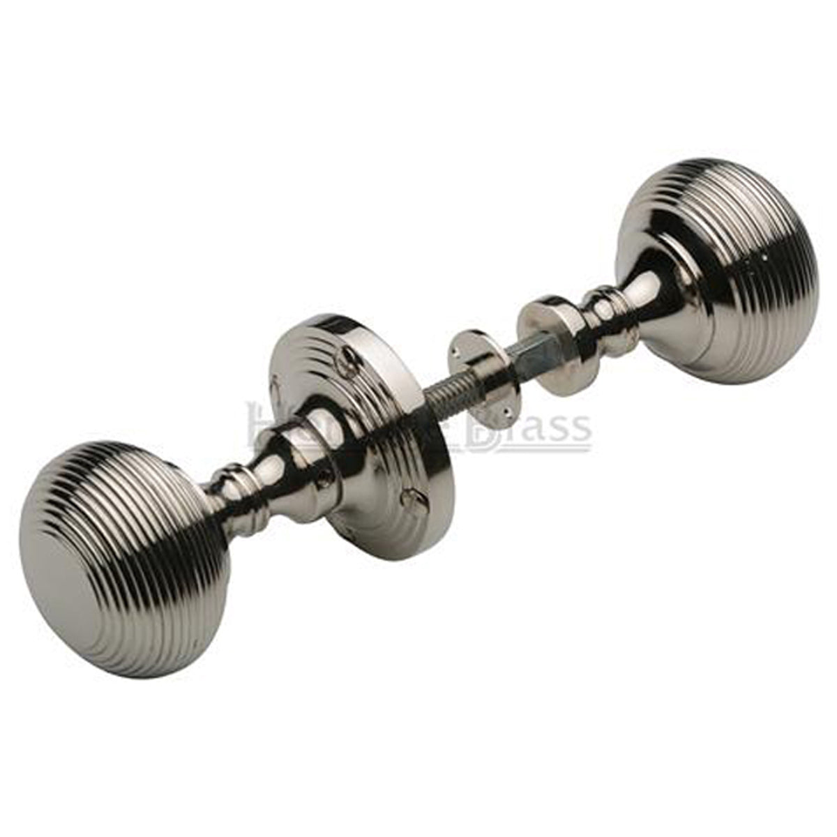 REEDED MORTICE RIM KNOB D60x89 PNP – DHM409C
