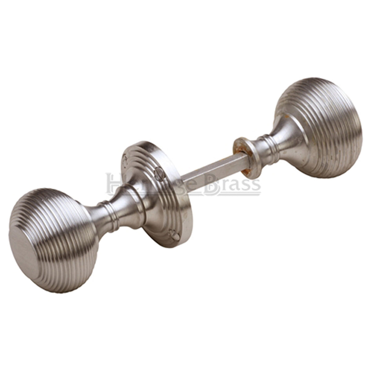 REEDED MORTICE RIM KNOB D60x89 SNP