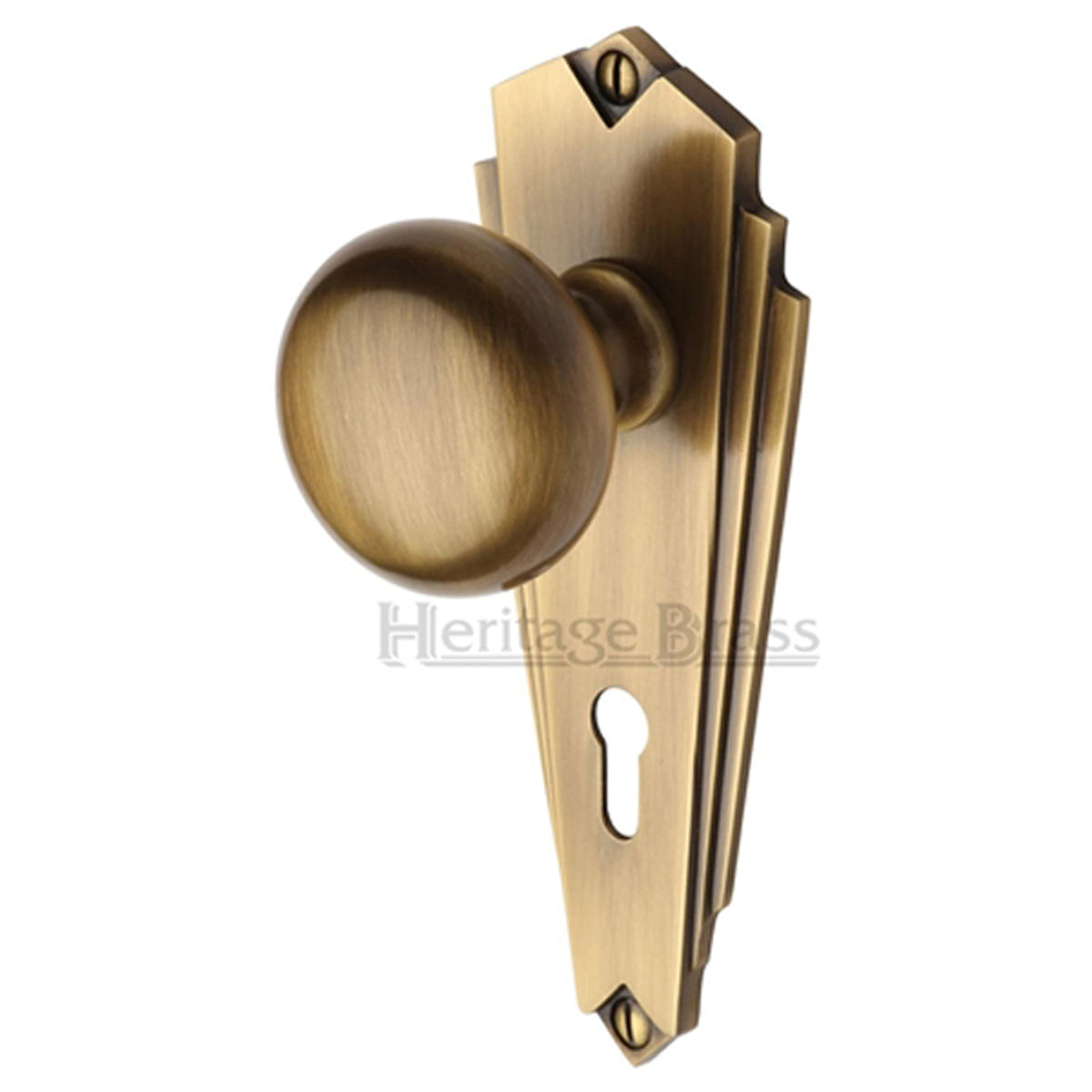 BROADWAY KNOB+PL 156x62 LOCK ABR