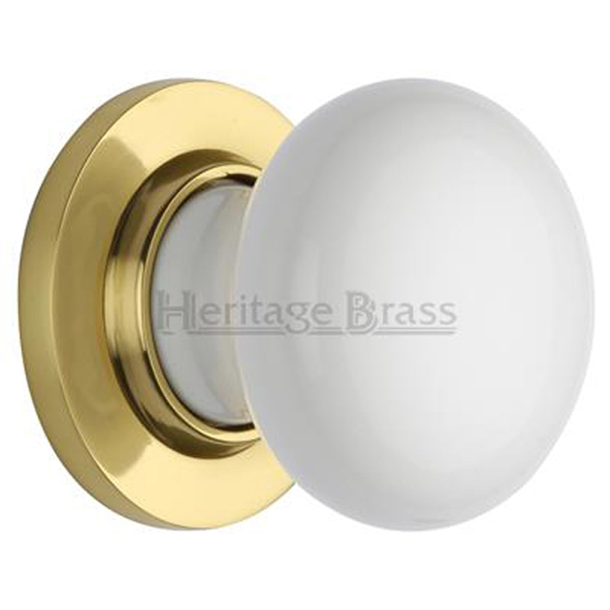 PORCELAIN MRT KNOB PLAIN D61x59 PBR by M MARCUS LTD