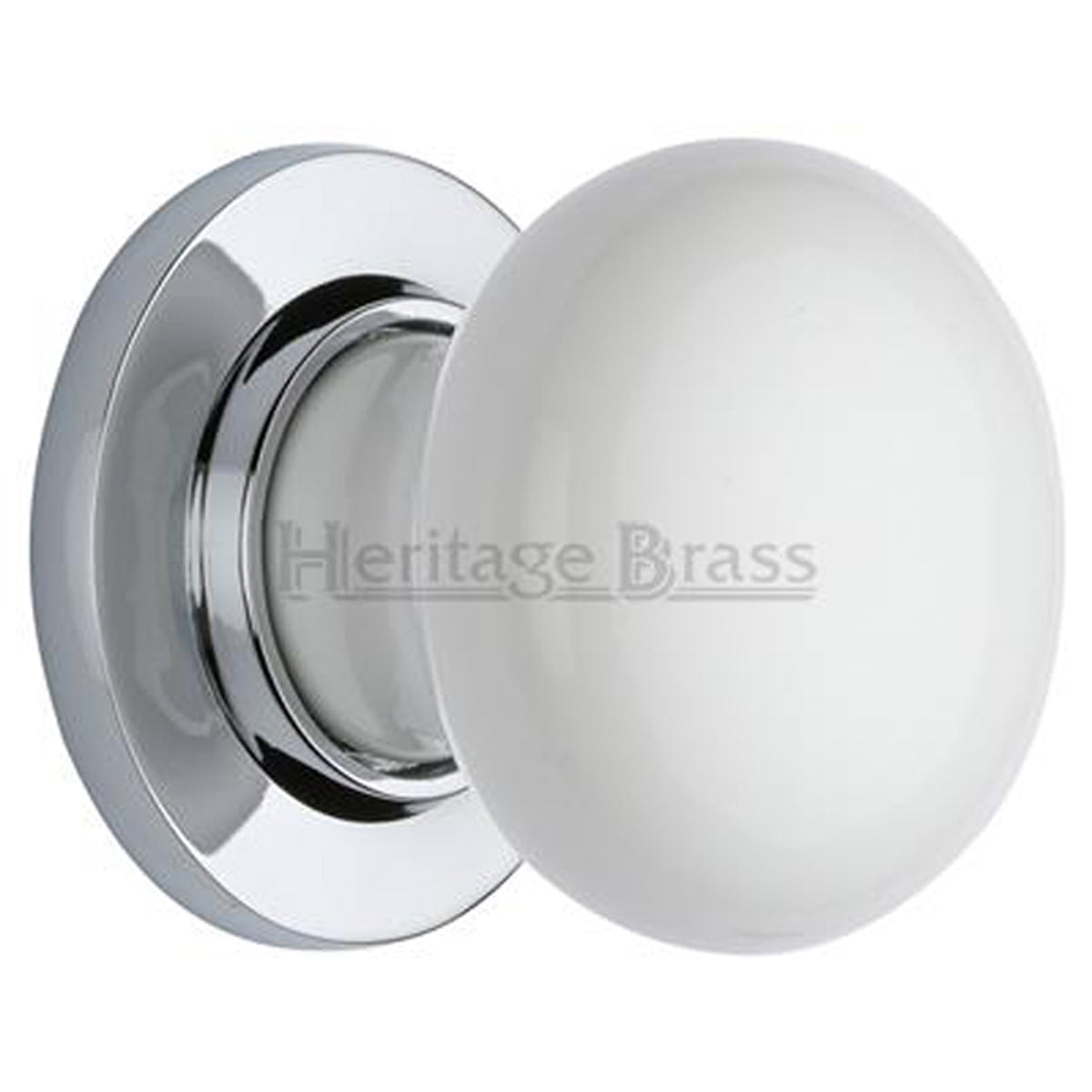 PORCELAIN MRT KNOB PLAIN D61x59 PCP