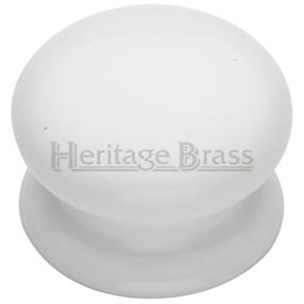 PORCELAIN CABINET KNOB D38 PLAIN by M MARCUS LTD