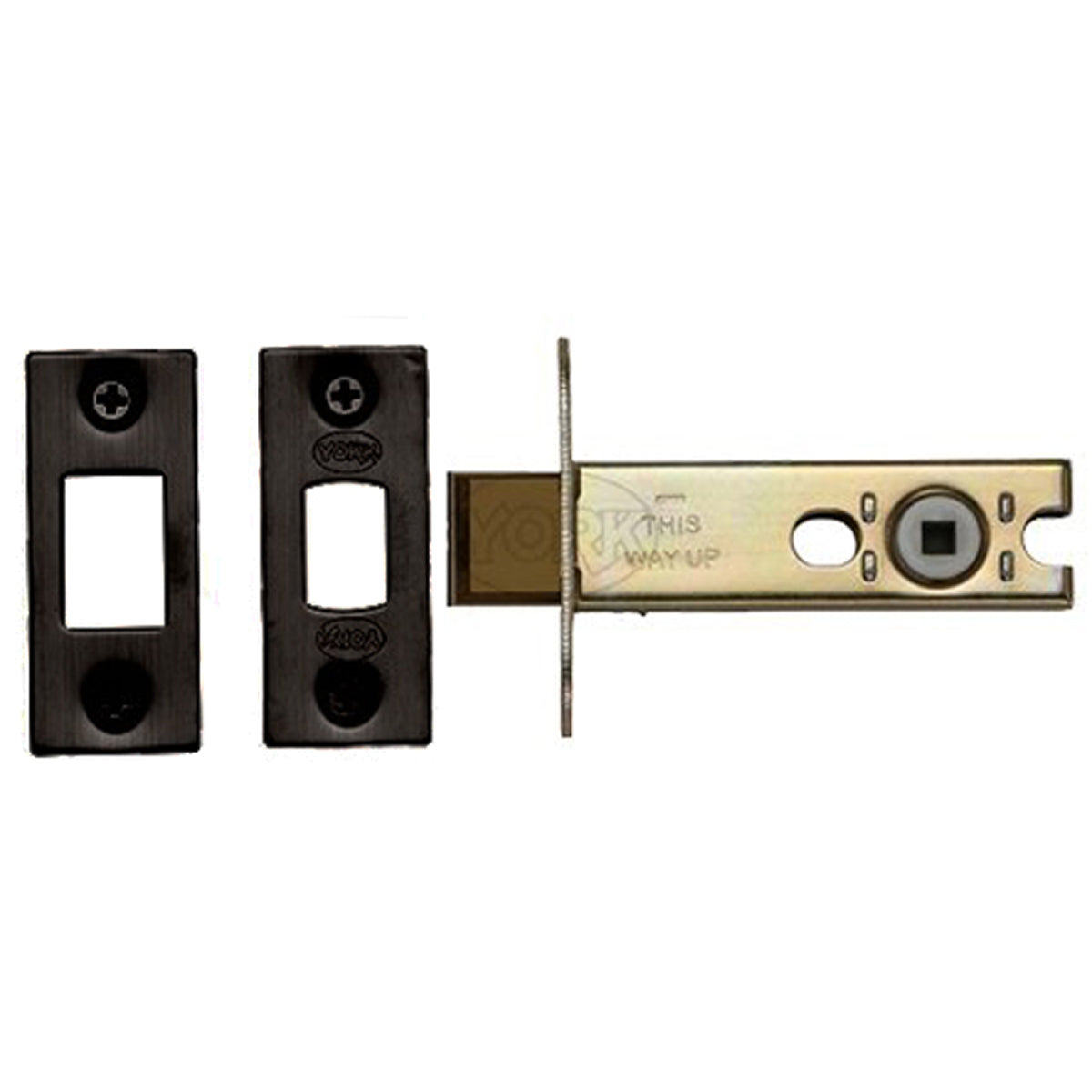 TUBULAR BATHROOM DEADBOLT 101.6 BLK
