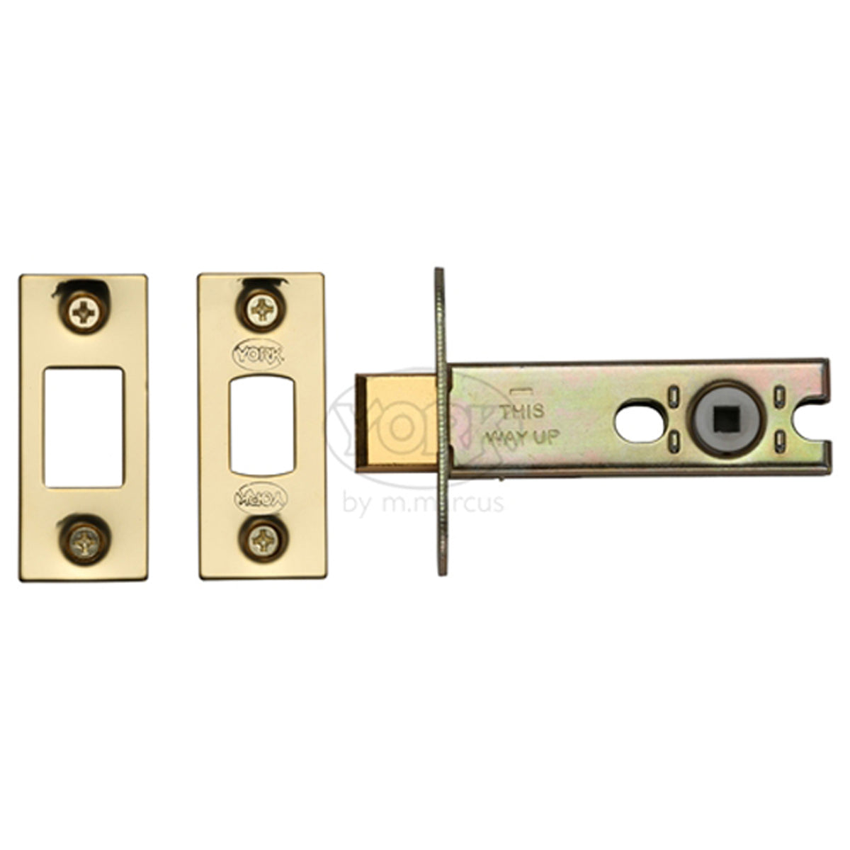 TUBULAR BATHROOM DEADBOLT 101.6 BRS