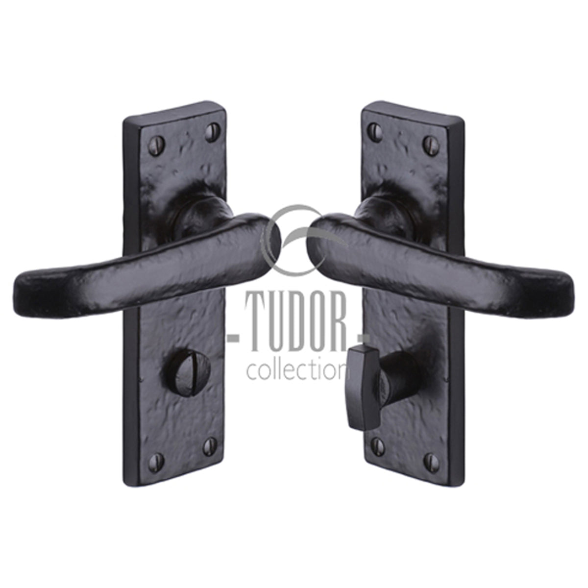 BLACK HANDLE BATH 42x142 IR/BLK