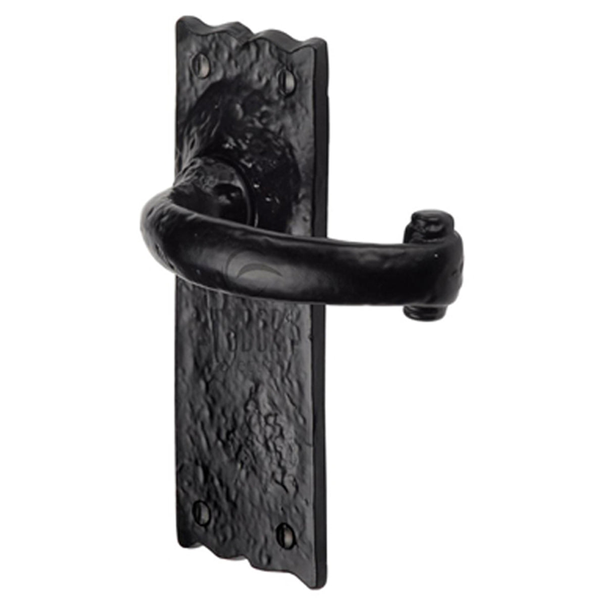BLACK COL HANDLE LONG LATCH IR/BLK