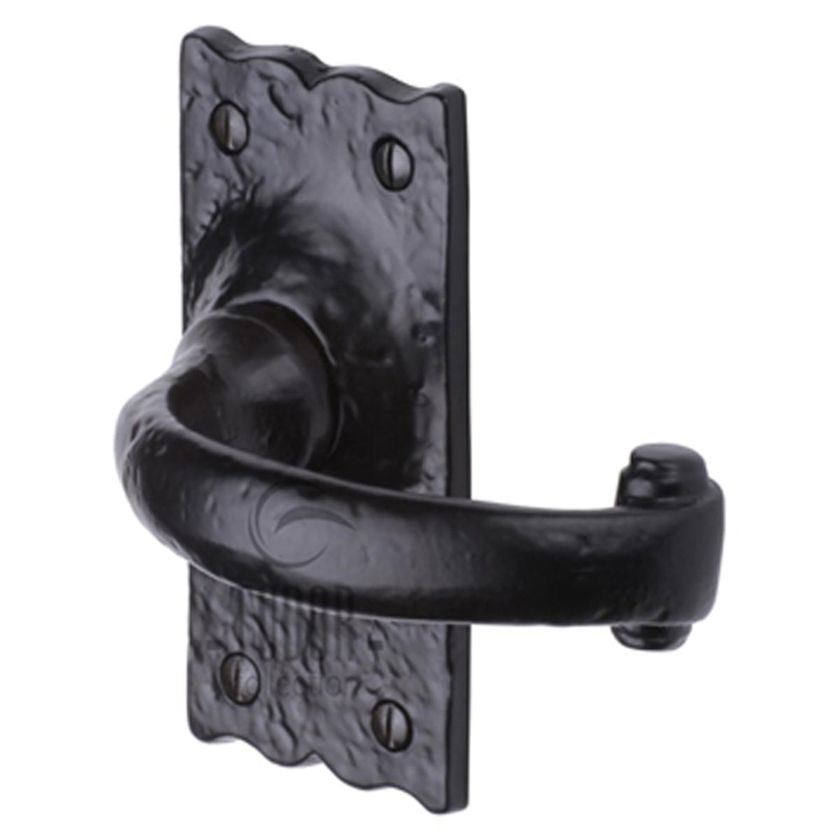BLACK COL HANDLE SHORT LATCH IR/BLK