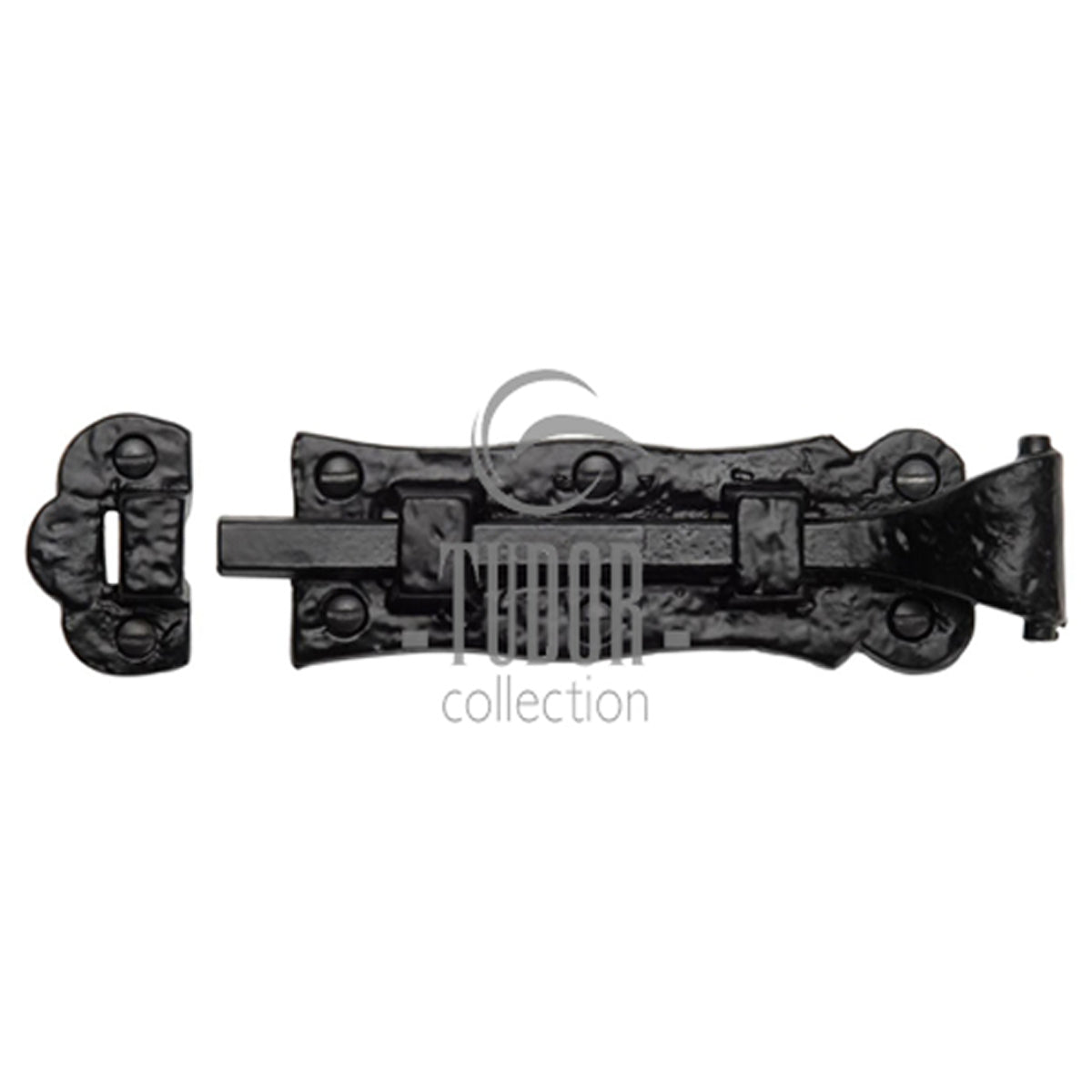 BLACK DOOR BOLT STRAIGHT TRI 125