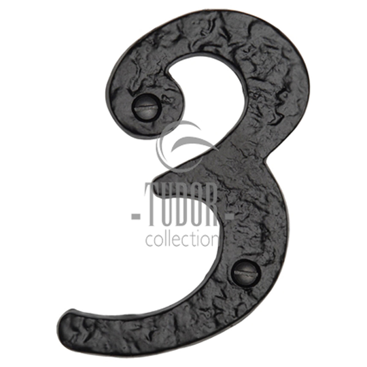 BLACK NUMERAL THICK SCR #3 102