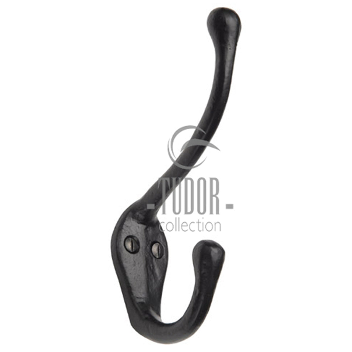 BLACK COAT HOOK PLAIN 30x142 IR/BLK by M MARCUS LTD