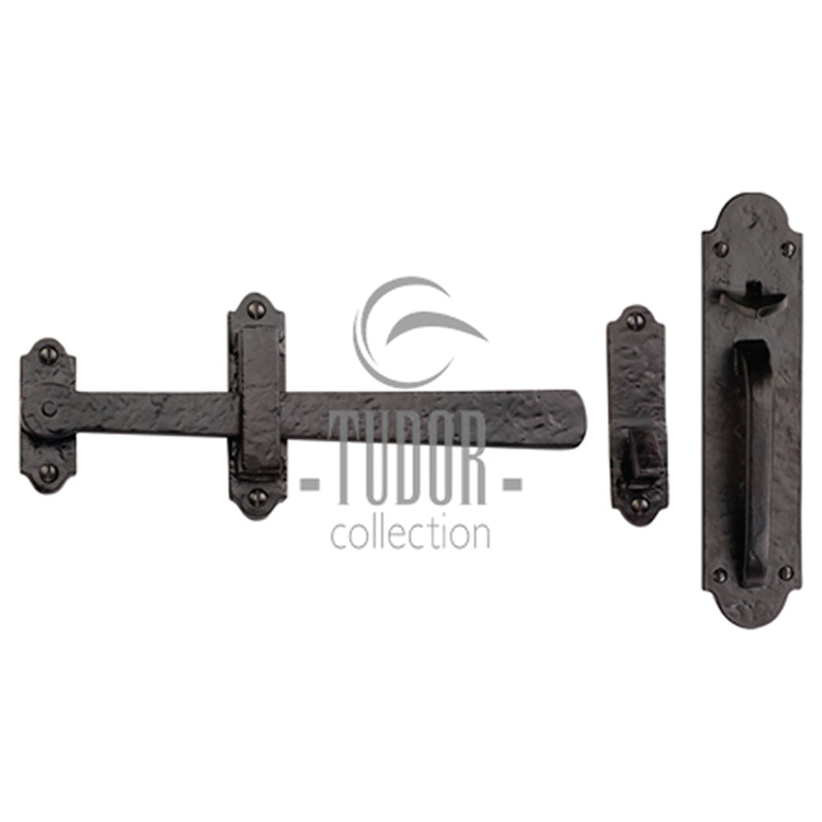BLACK GATE LATCH 227x52