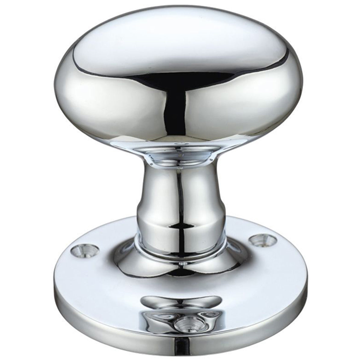 F&B MORTICE KNOB OVAL D62.5 PCP