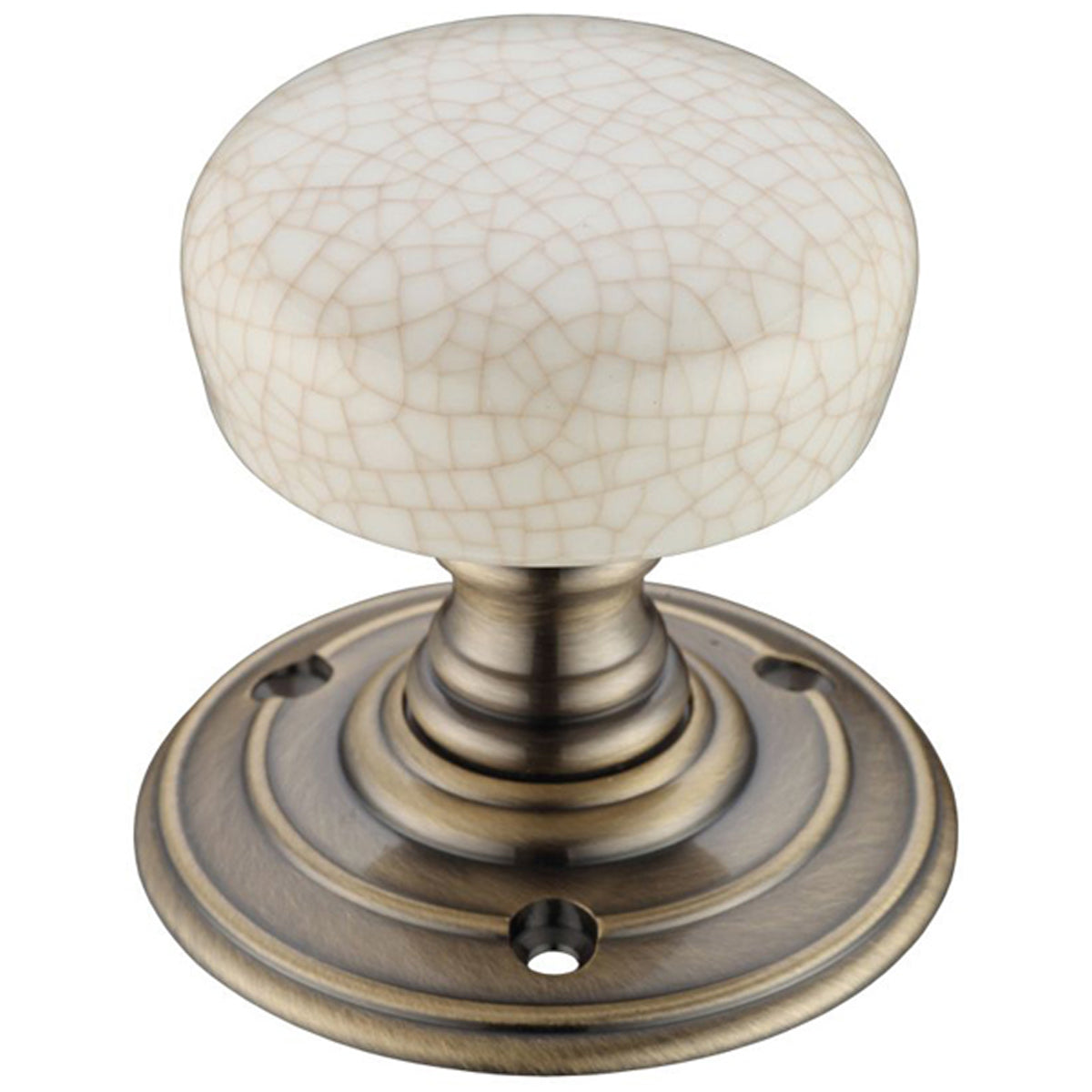 F&B MORTICE KNOB PRC D62.0 IVO/BRZ