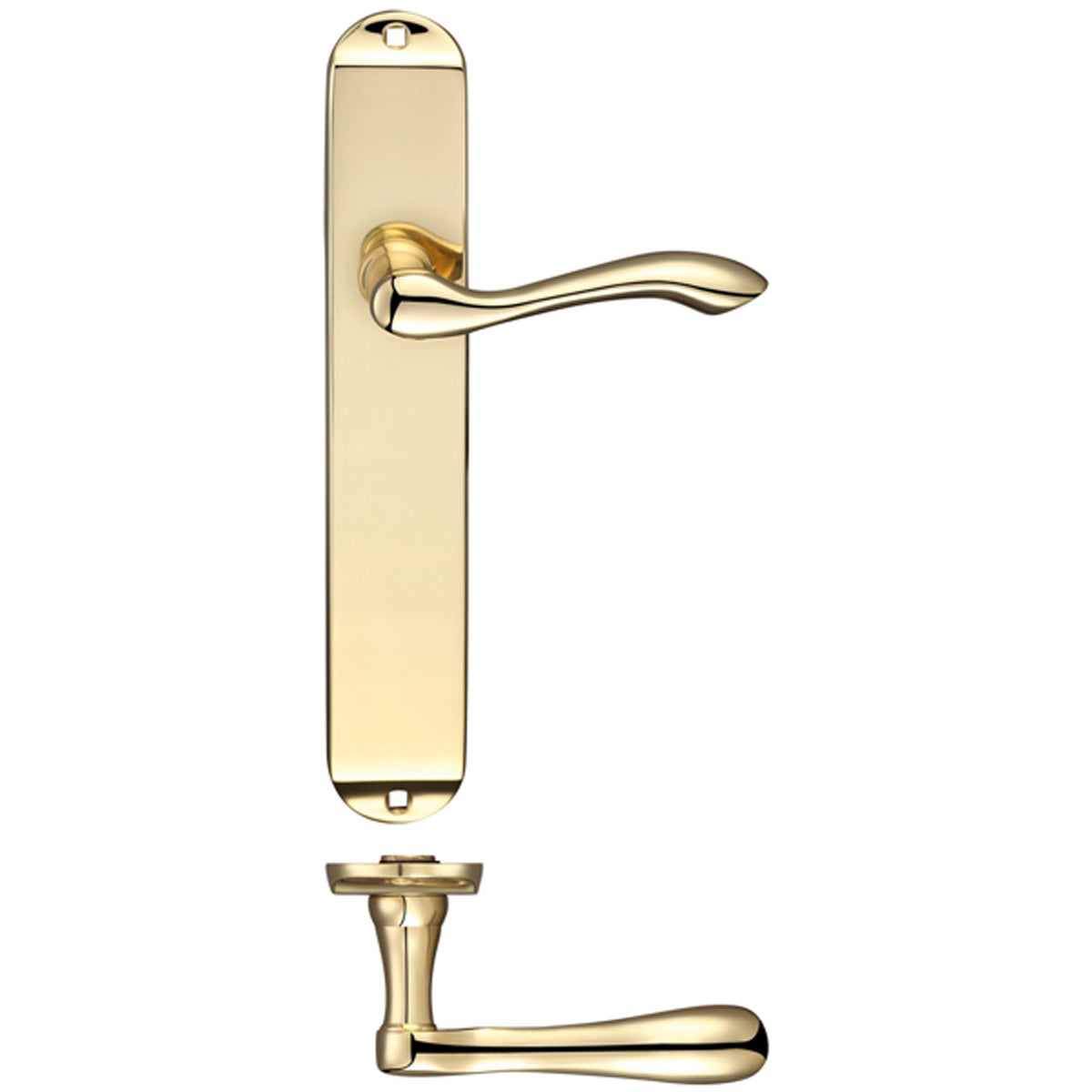 F&B LEVER ARUNDEL LATCH 245.0 PBR