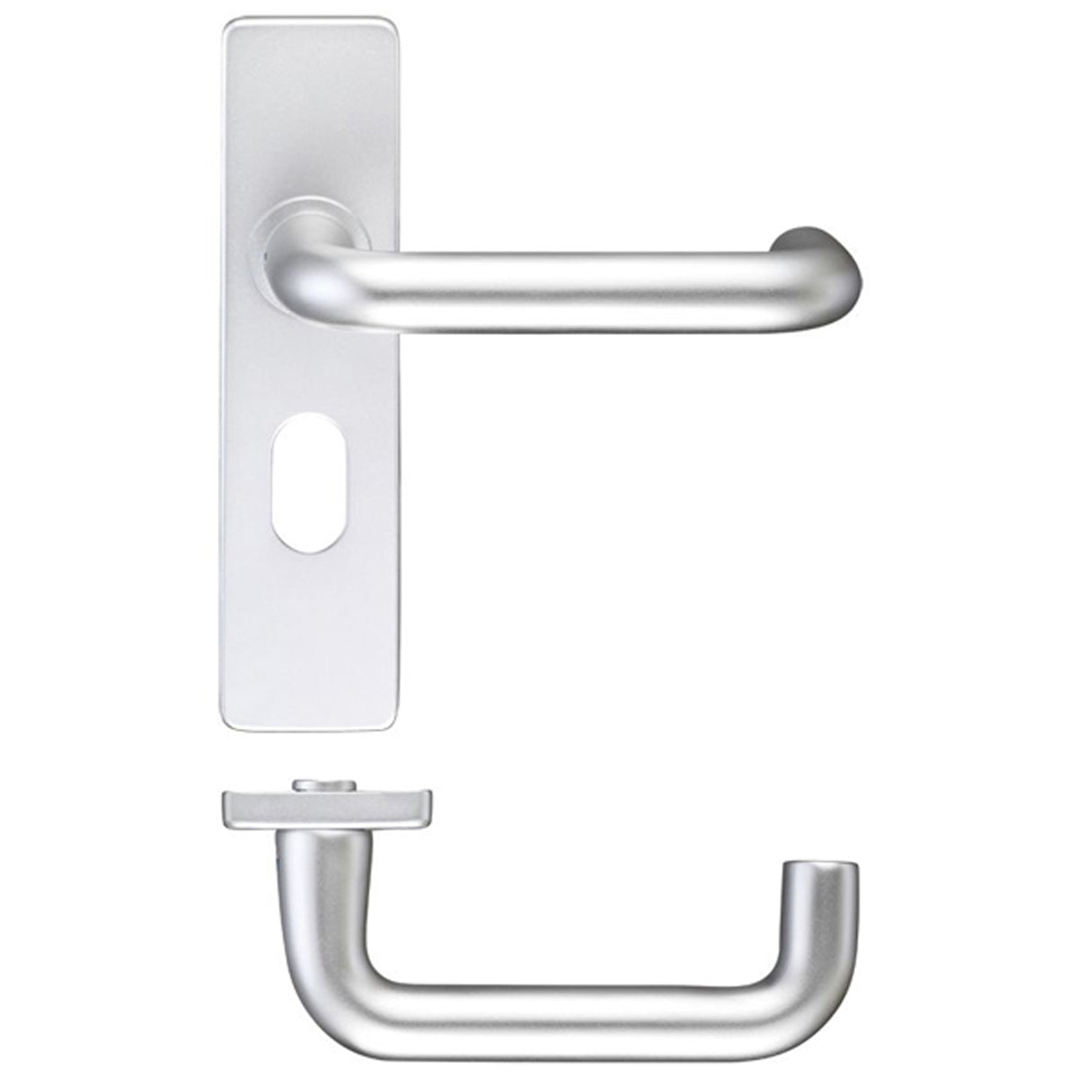 ZAA RTD LEVER HANDLE OVAL 178 SAA