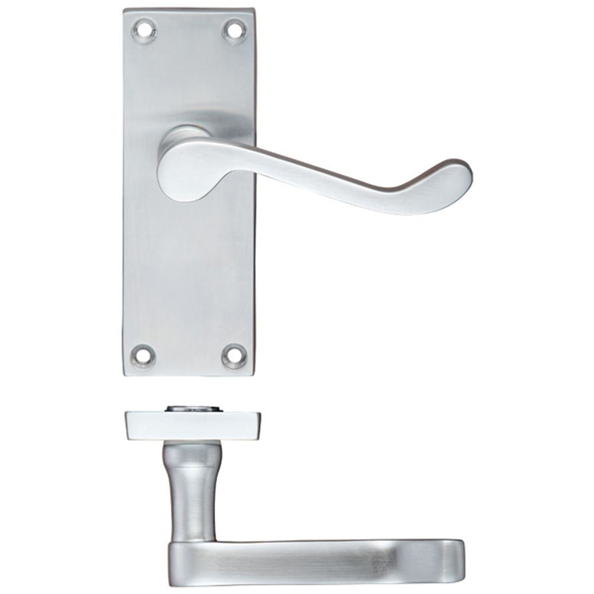 PRO VICTORIAN SCROLL LEVER SQU LATCH SCP