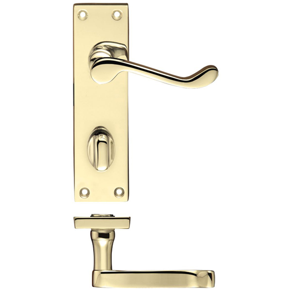 PRO VICTORIAN SCROLL LEVER SQU BATH EBR