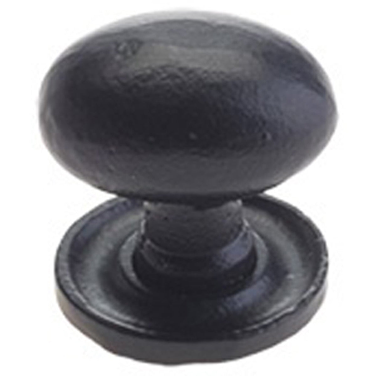 FOX CUPBOARD KNOB OVAL D38 BLK