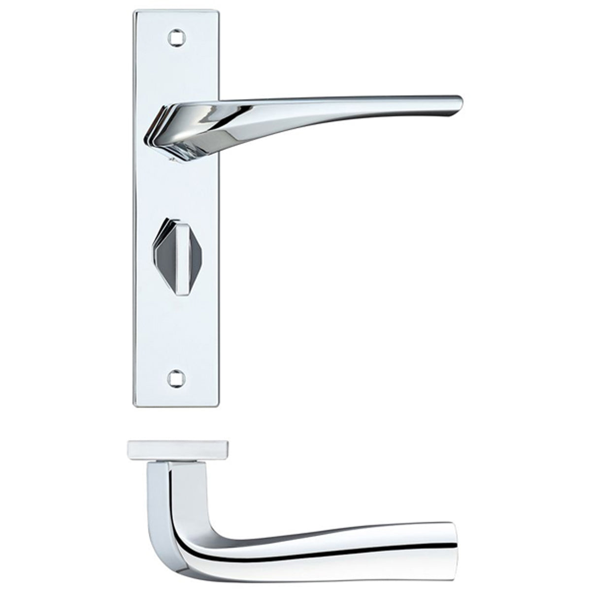 RM ARIES LEVER HANDLE+BP BATH57 PCP