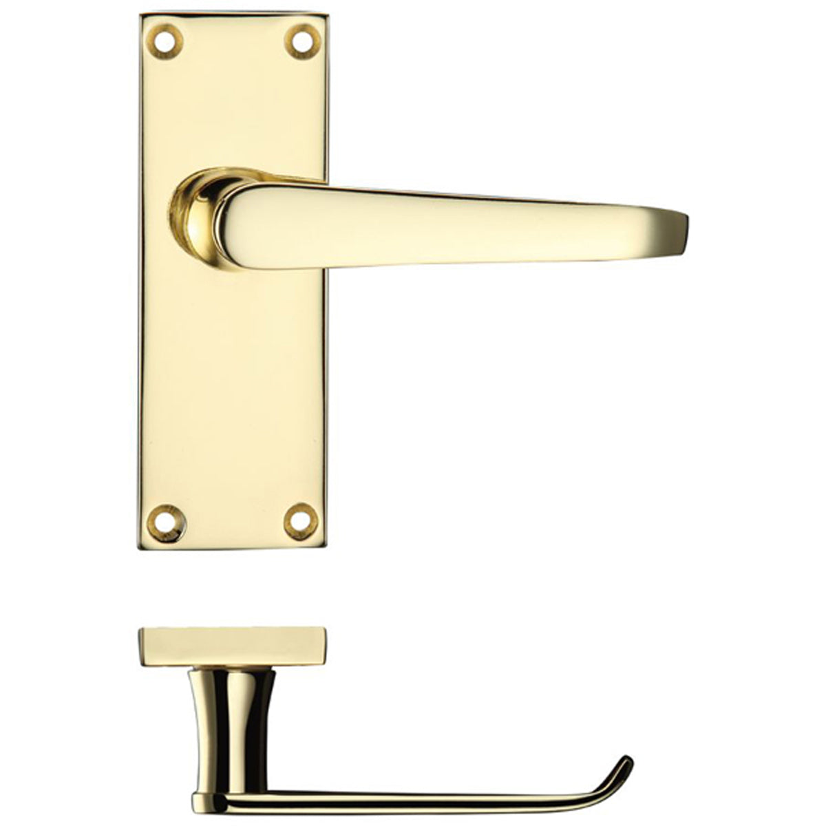 PRO VICTORIAN FLAT LEVER HANDLE LATCH EBR