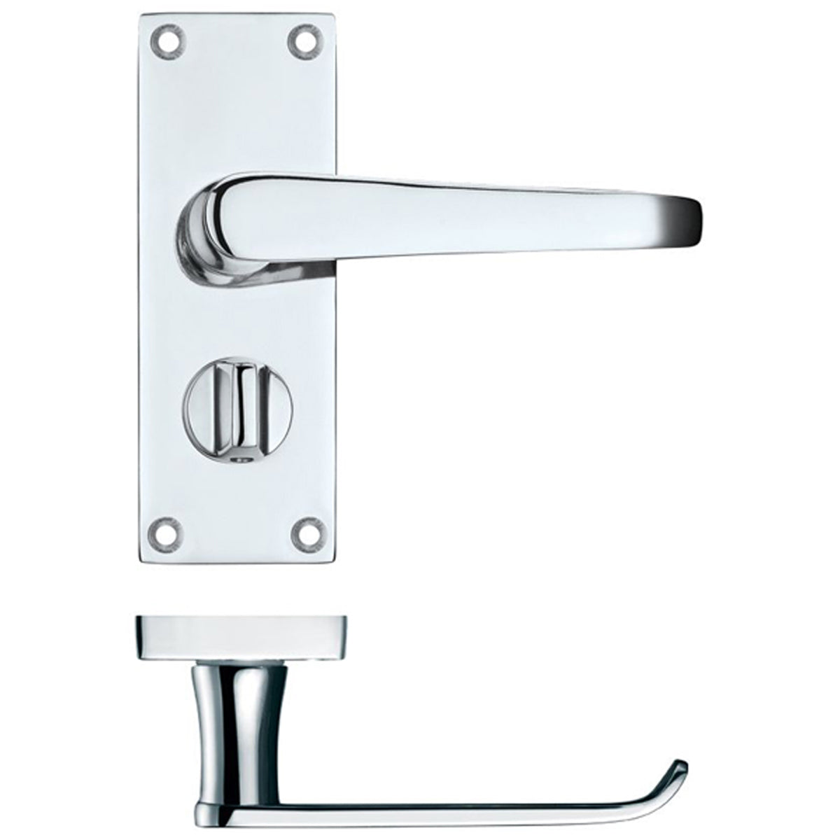 PRO VICTORIAN FLAT LEVER HANDLE PRIVACY PCP