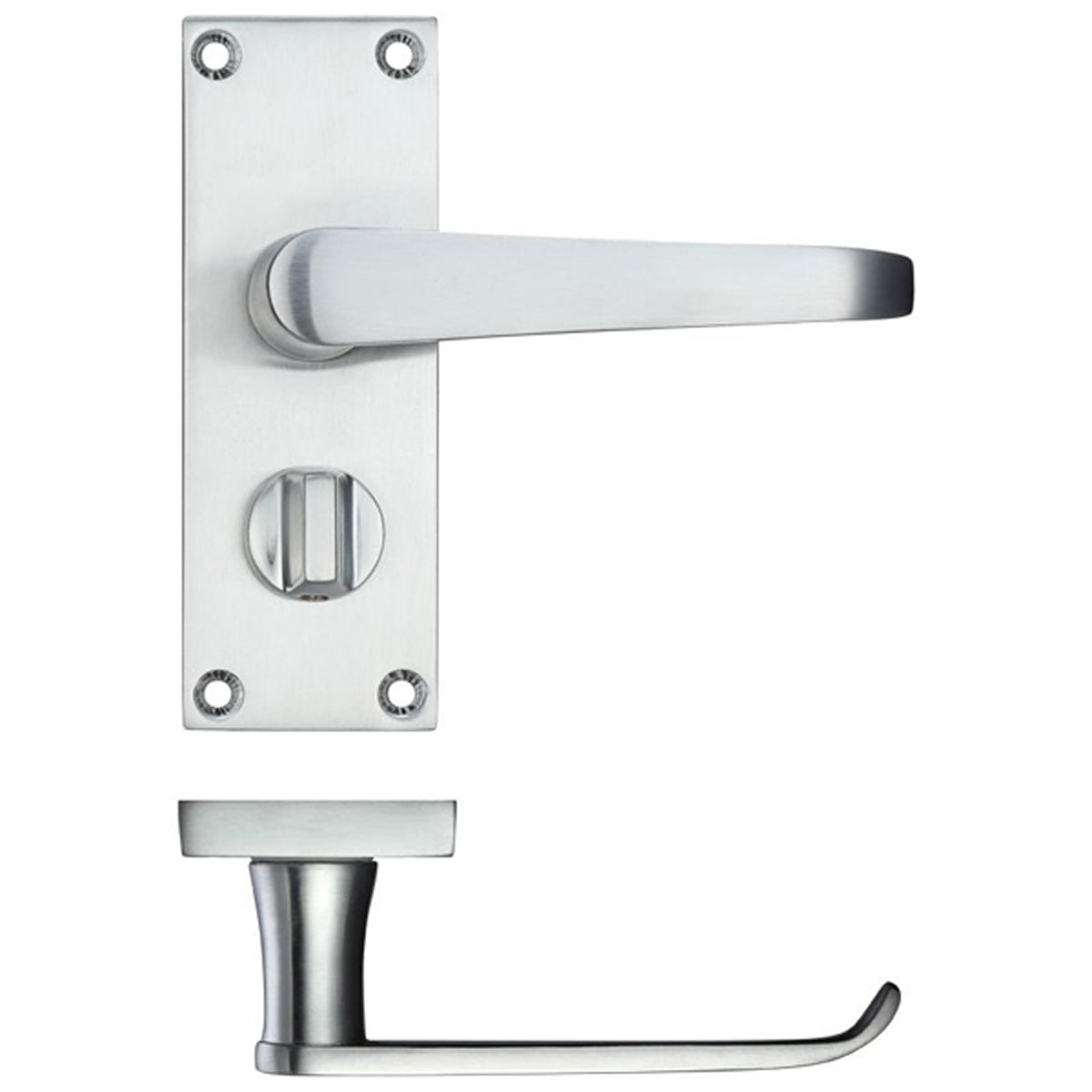 PRO VICTORIAN FLAT LEVER HANDLE PRIVACY SCP