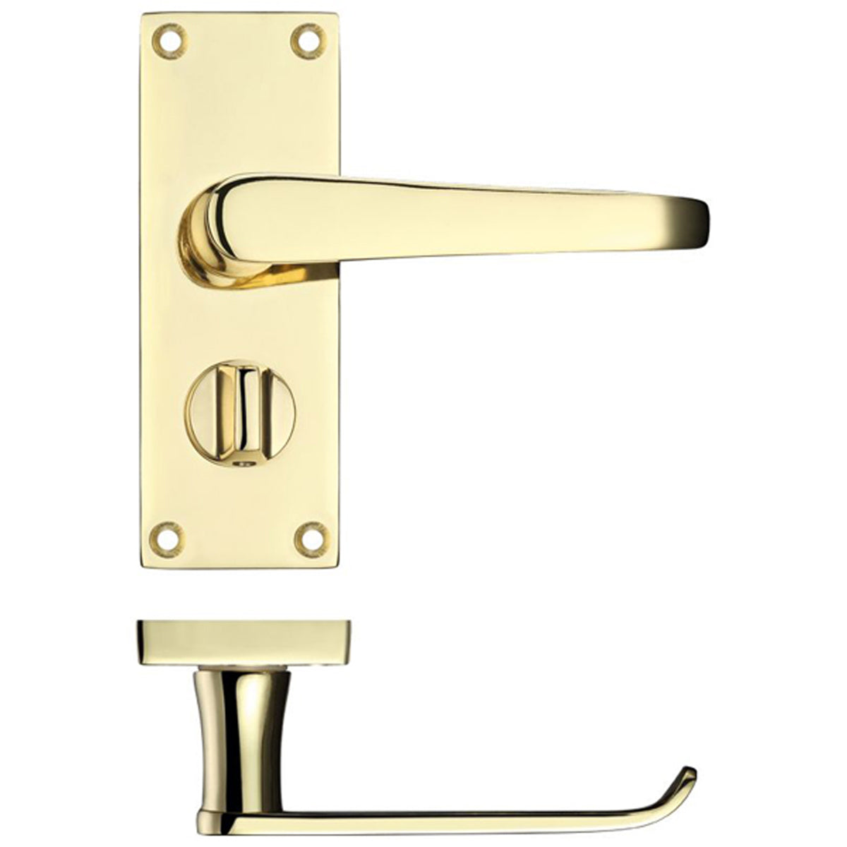 PRO VICTORIAN FLAT LEVER HANDLE PRIVACY EBR