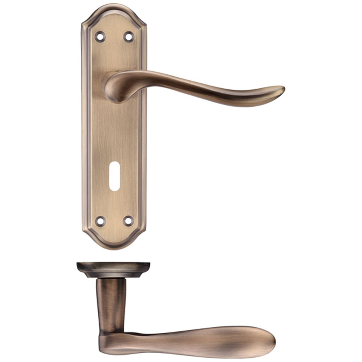 PRO VICTORIAN FLAT LEVER HANDLE EURO FBZ – DHZ174B