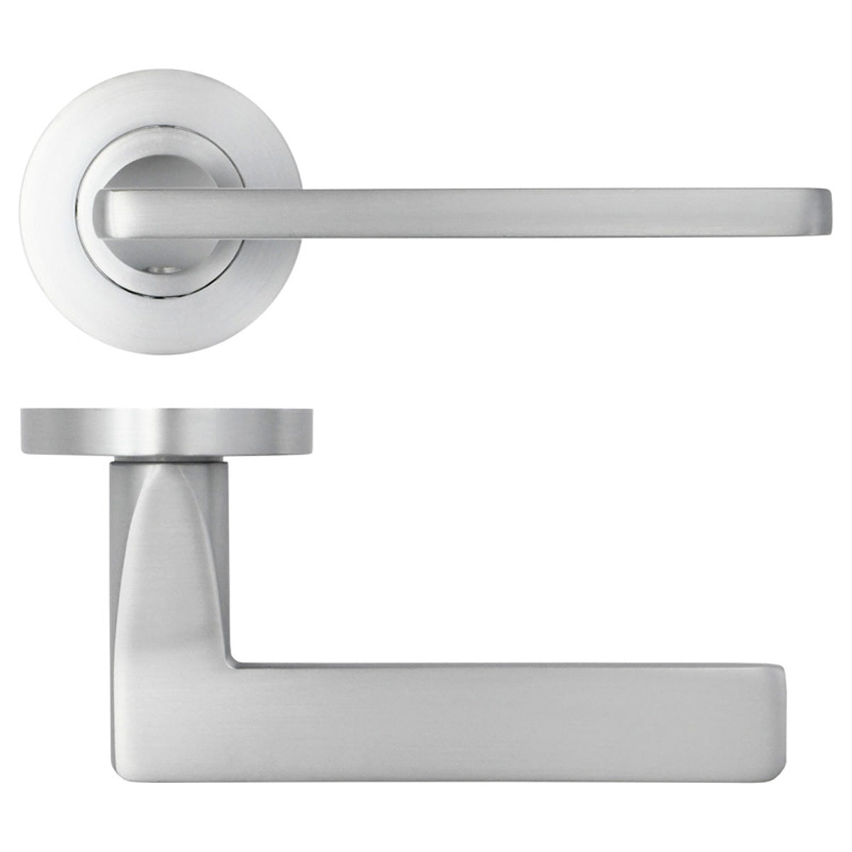 ZPA LEON LEVER HANDLE +ROSE SCP