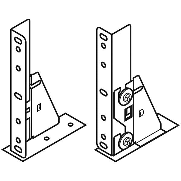 BLUM FRONT BRACKETS FOR WOOD DOORS PR by JULIUS BLUM UK LTD