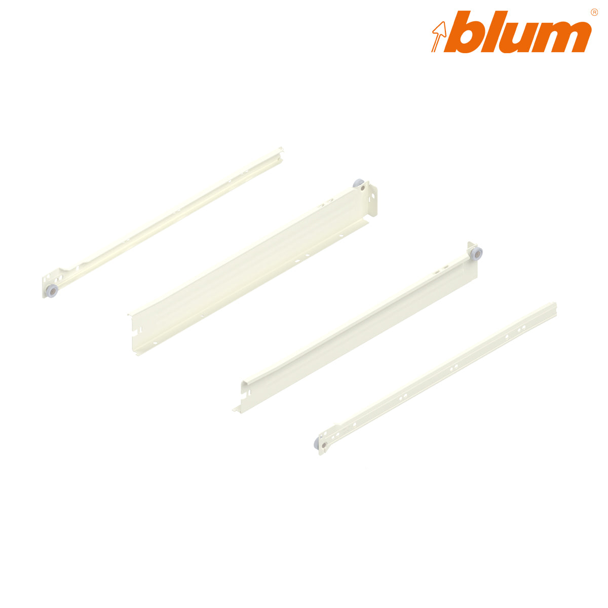 BLUM METABOX STEEL SIDE DRAWER RUNNER N SE 25KG 051x450 CRM PR