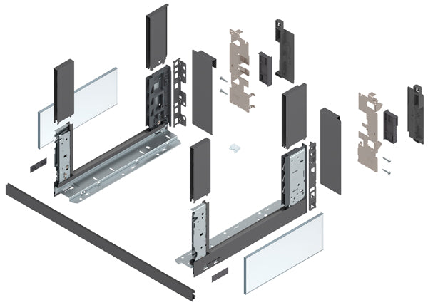 BLUM LEGRABOX Free CI 450 OG SCR SET by JULIUS BLUM UK LTD