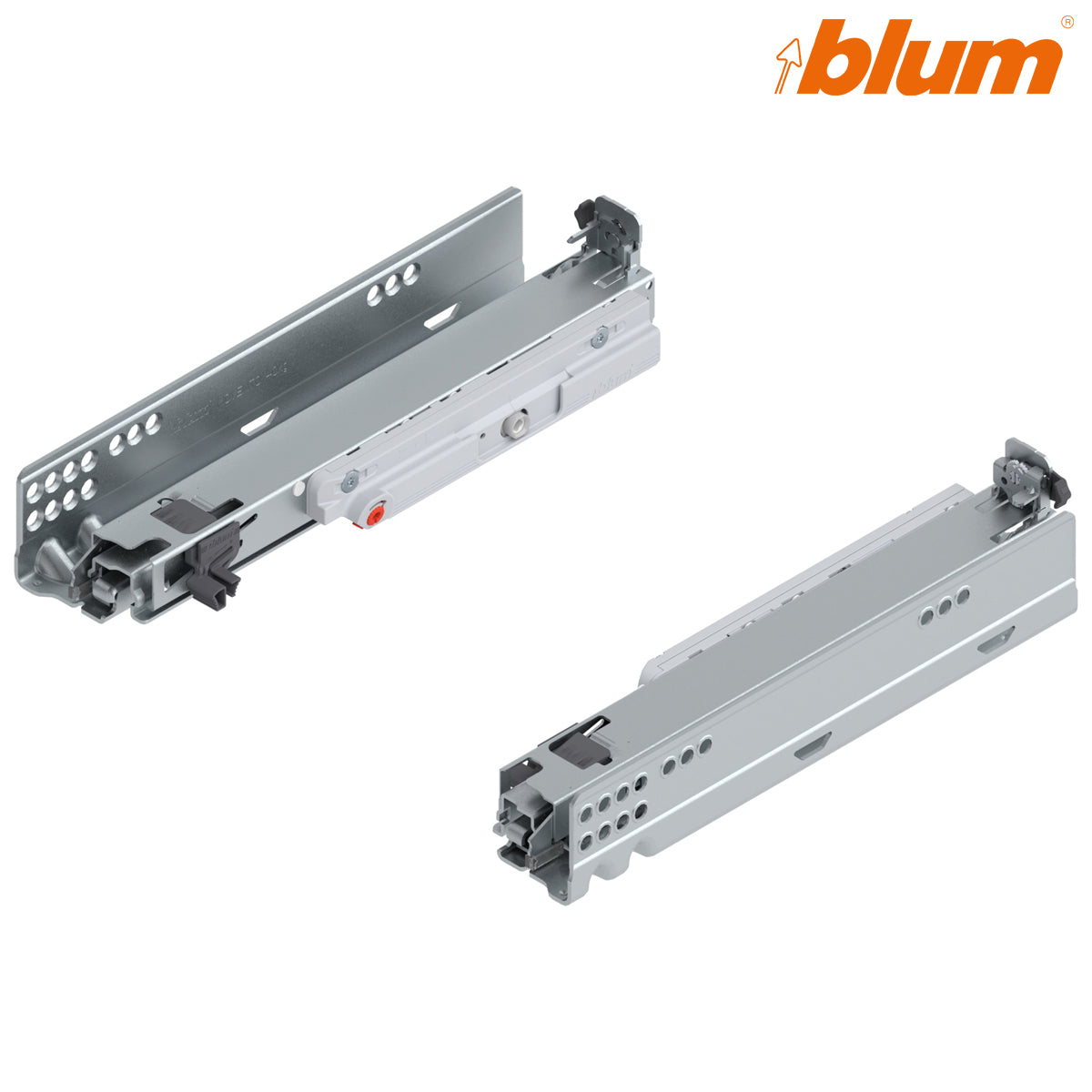 BLUM MOVENTO TIP-ON DRAWER RUNNER FE 40KG 270 PR