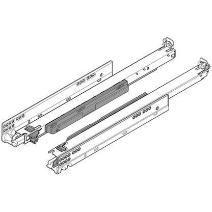 BLUM MOVENTO TIP-ON DRAWER RUNNER FE 70KG 500 PR