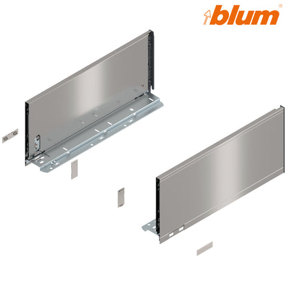 Blum Legrabox Pure Drawer Side C 177x400mm | Stainless Steel | Pair