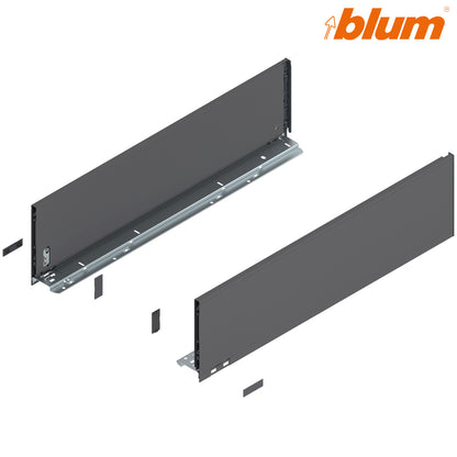 Blum Legrabox Pure Drawer Side C 177x650mm | Orion Grey Matt | Pair