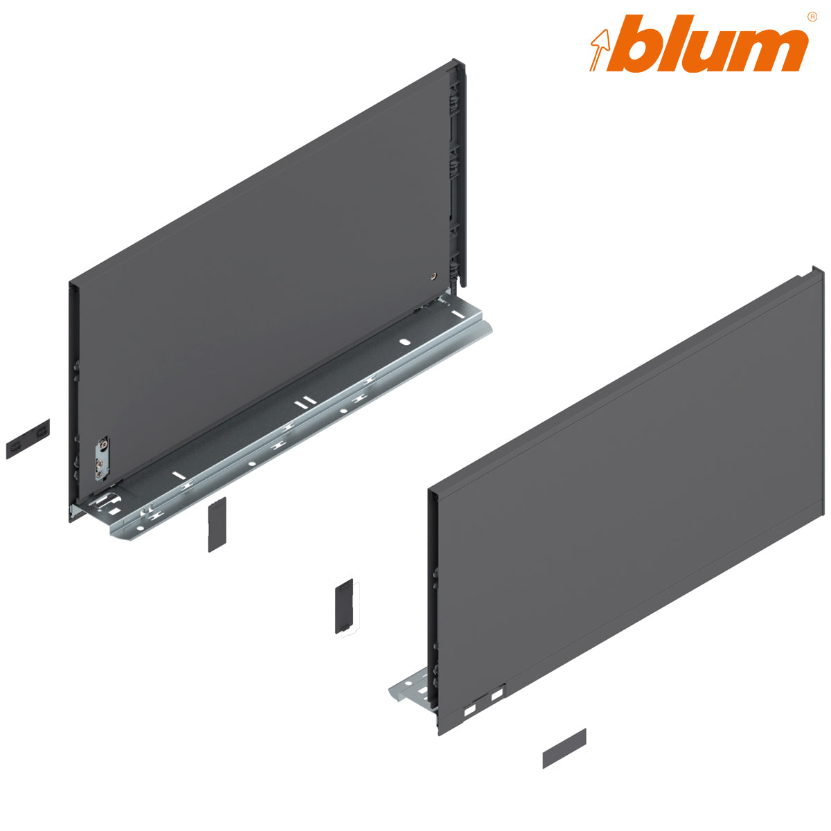 BLUM LEGRABOX PURE DRAWER F SIDE 241x450 OGM PR by JULIUS BLUM UK LTD