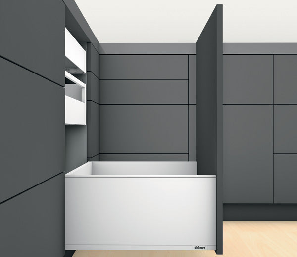 BLUM LEGRABOX PURE DRAWER F SIDE 241x650 STST PR by JULIUS BLUM UK LTD